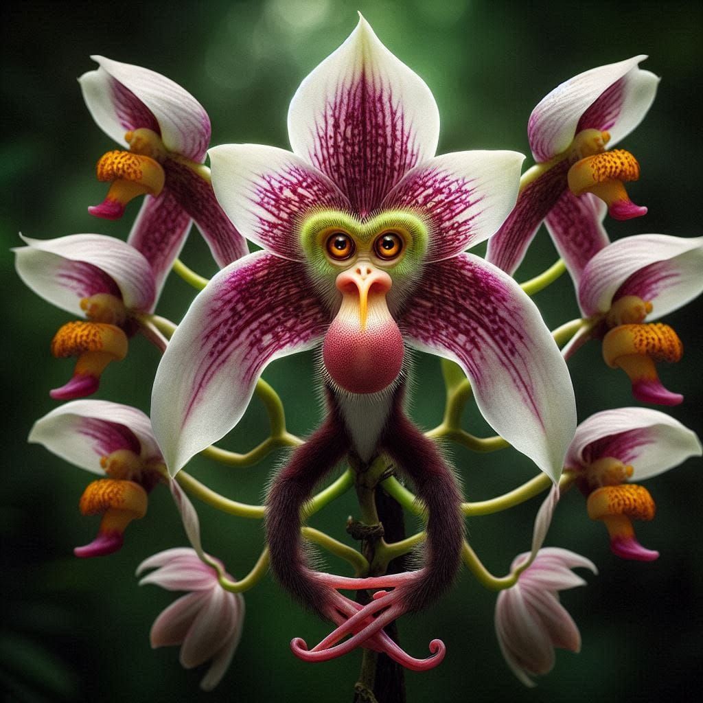 The Monkey Face Orchid