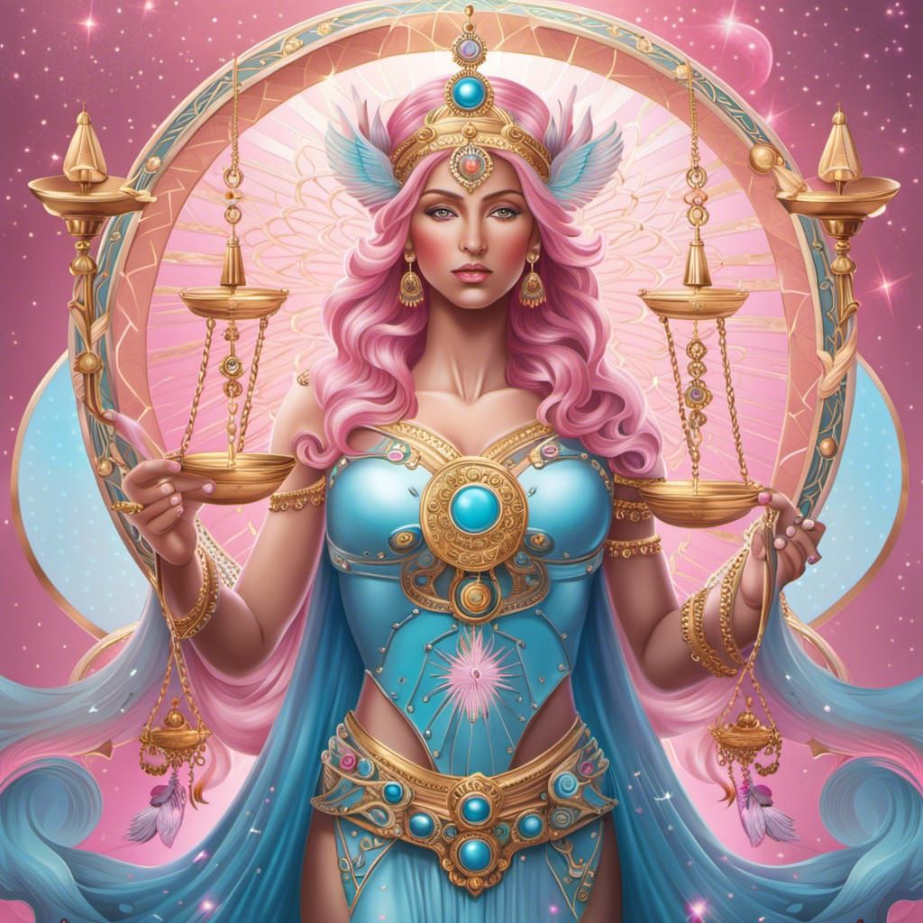 Women of the Zodiac - Libra - AI Generated Artwork - NightCafe Creator