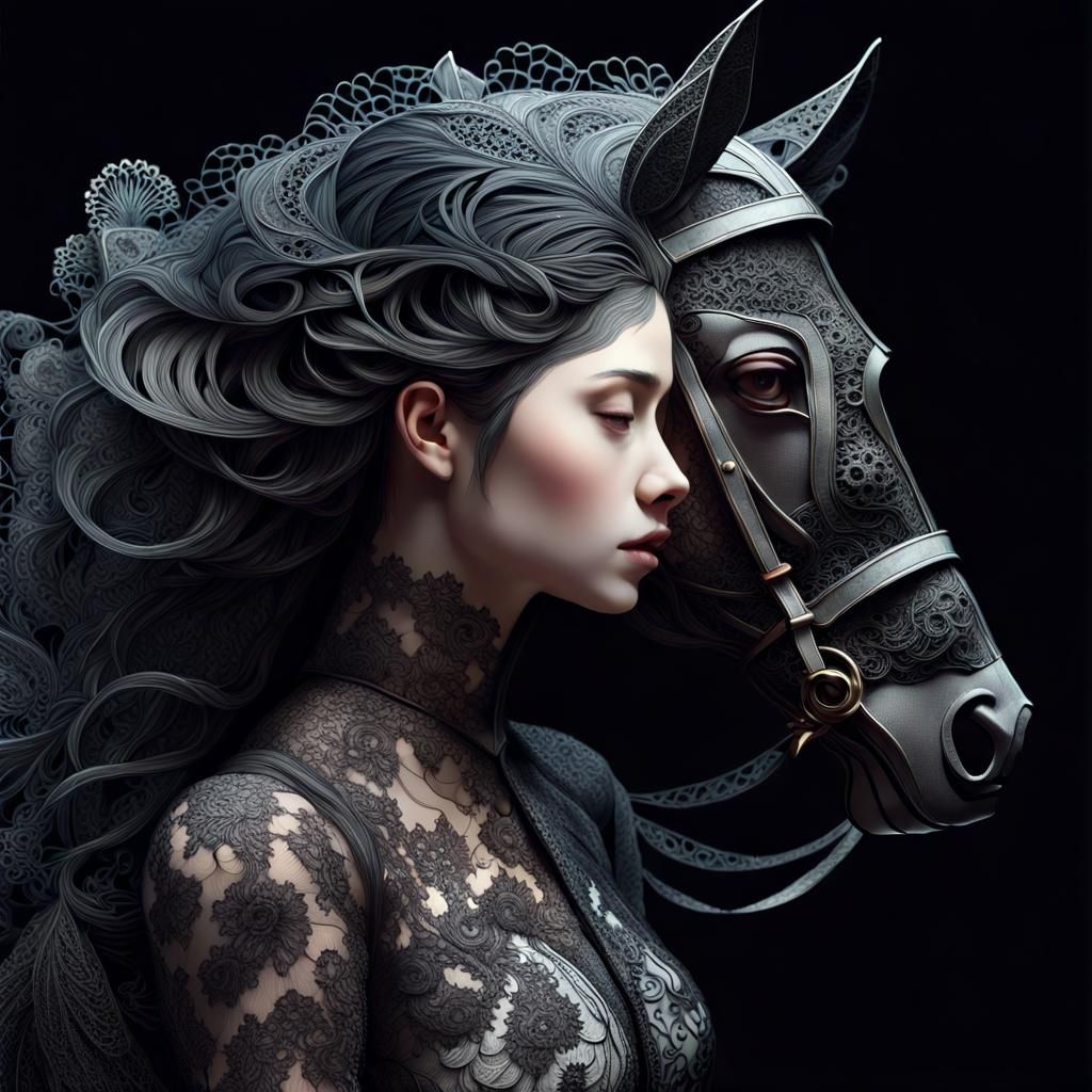 Black lace  by @ProjectEast