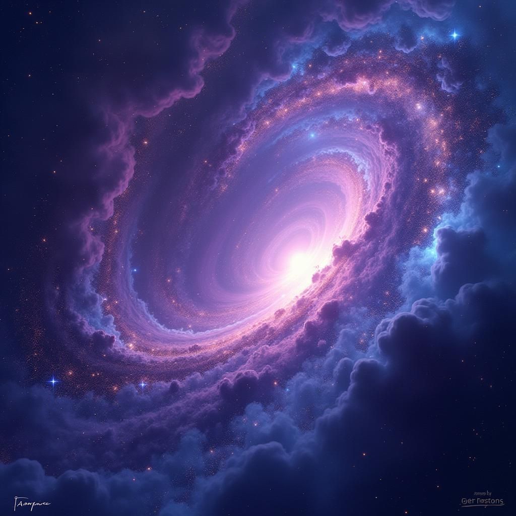 a symphony of stars, flowing music, astrophotography, beautiful, striking