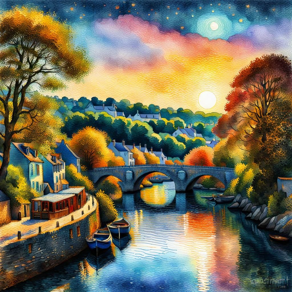 Pont-Aven, Morbihan, France