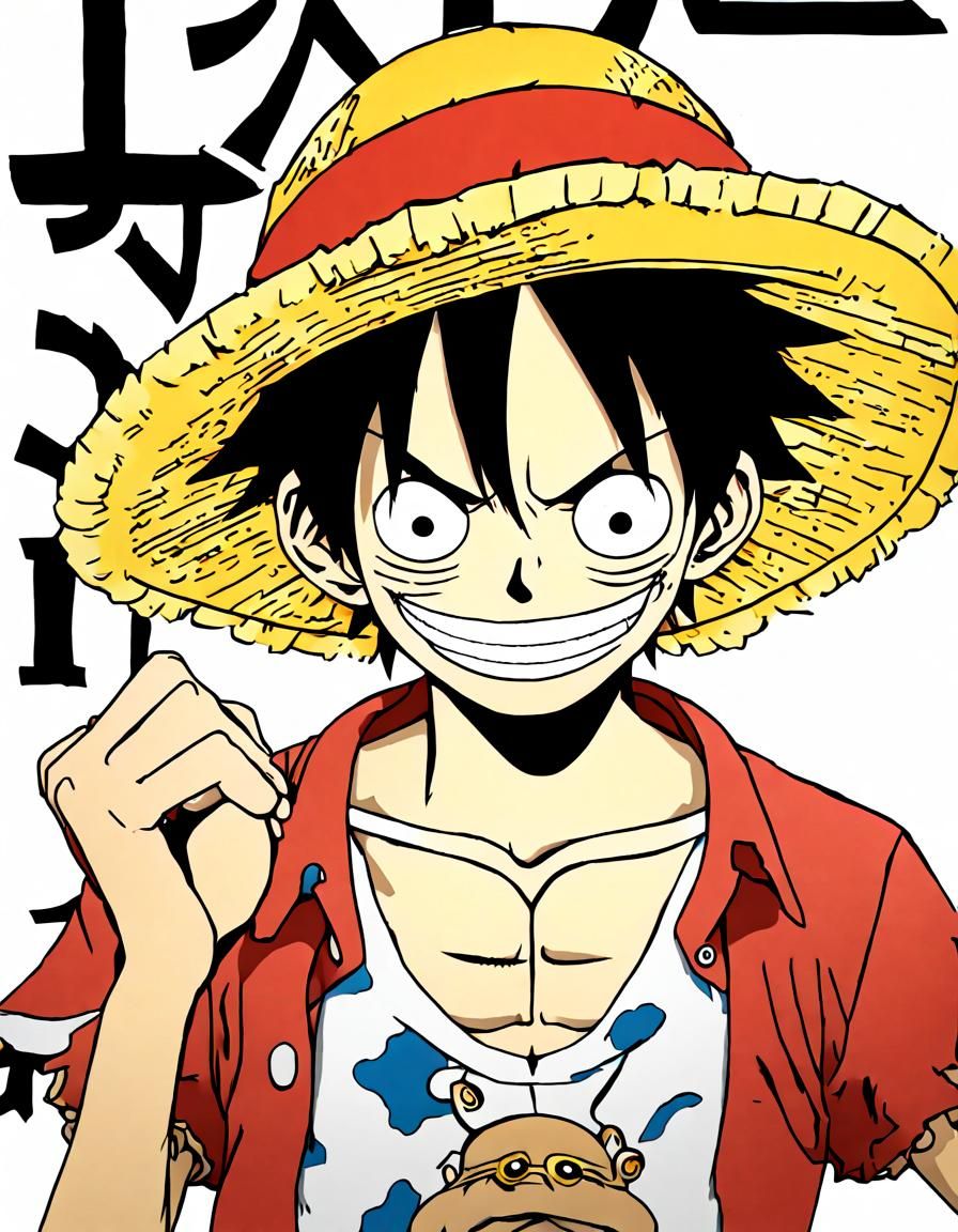 Monkey D. Luffy - AI Generated Artwork - NightCafe Creator