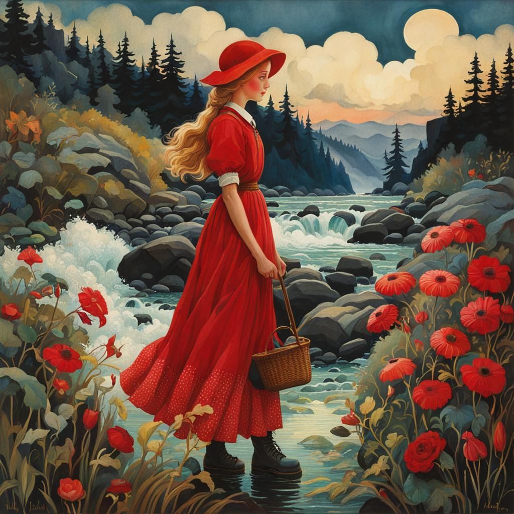 At the river