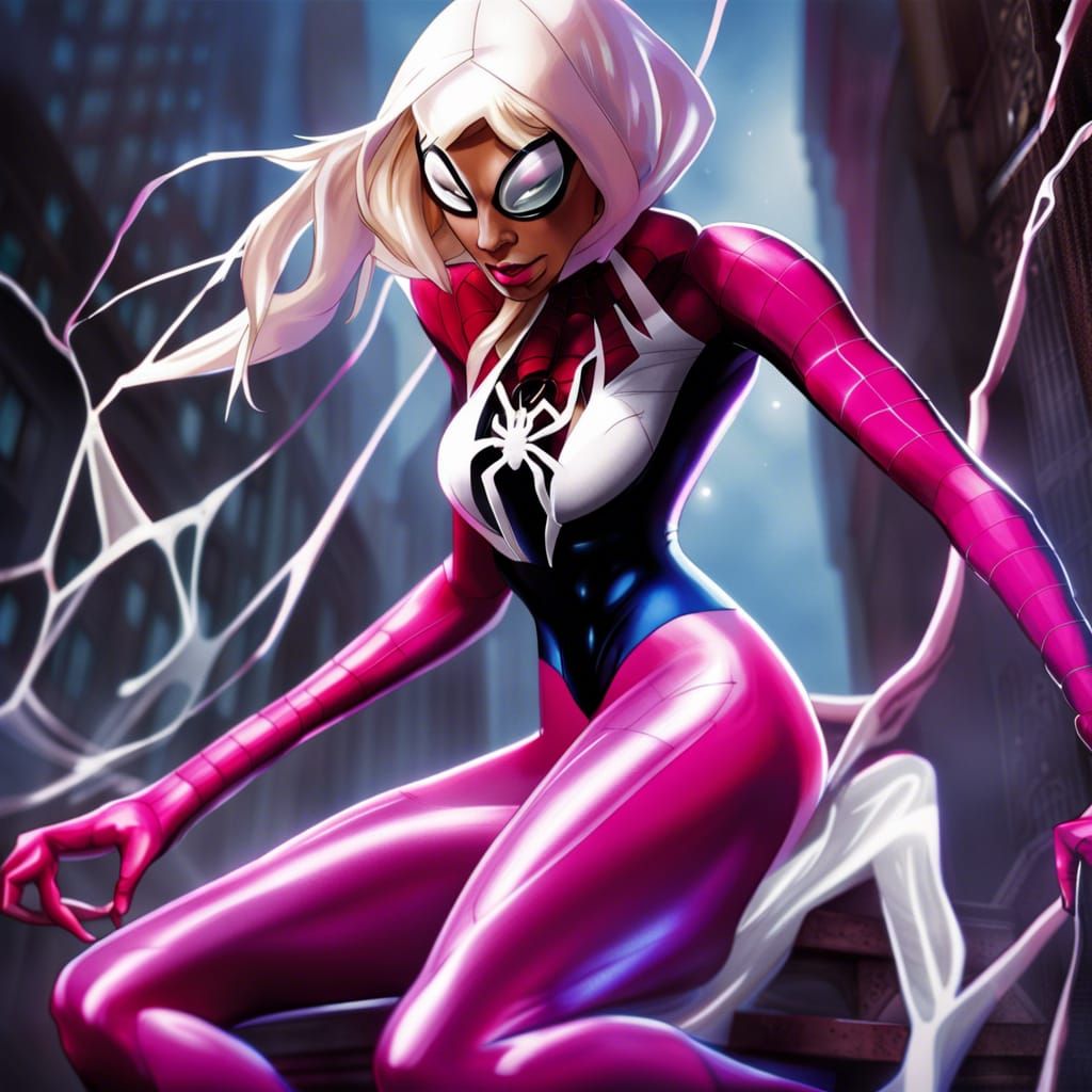 Spider-Gwen - AI Generated Artwork - NightCafe Creator