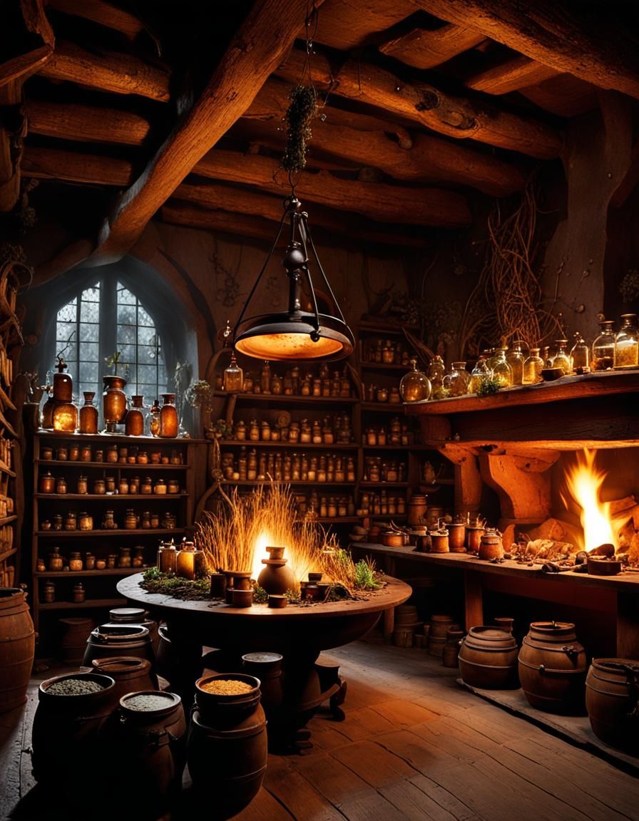 The Enigmatic Alchemist's Lair