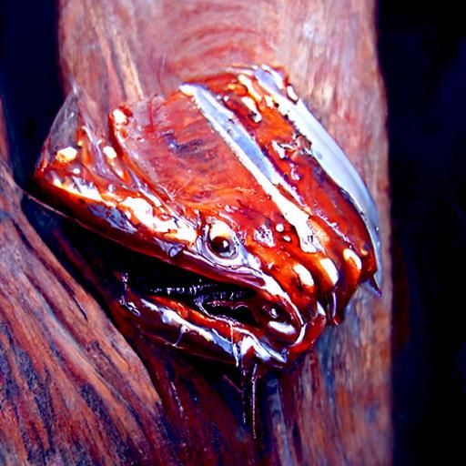 leathery neck gash