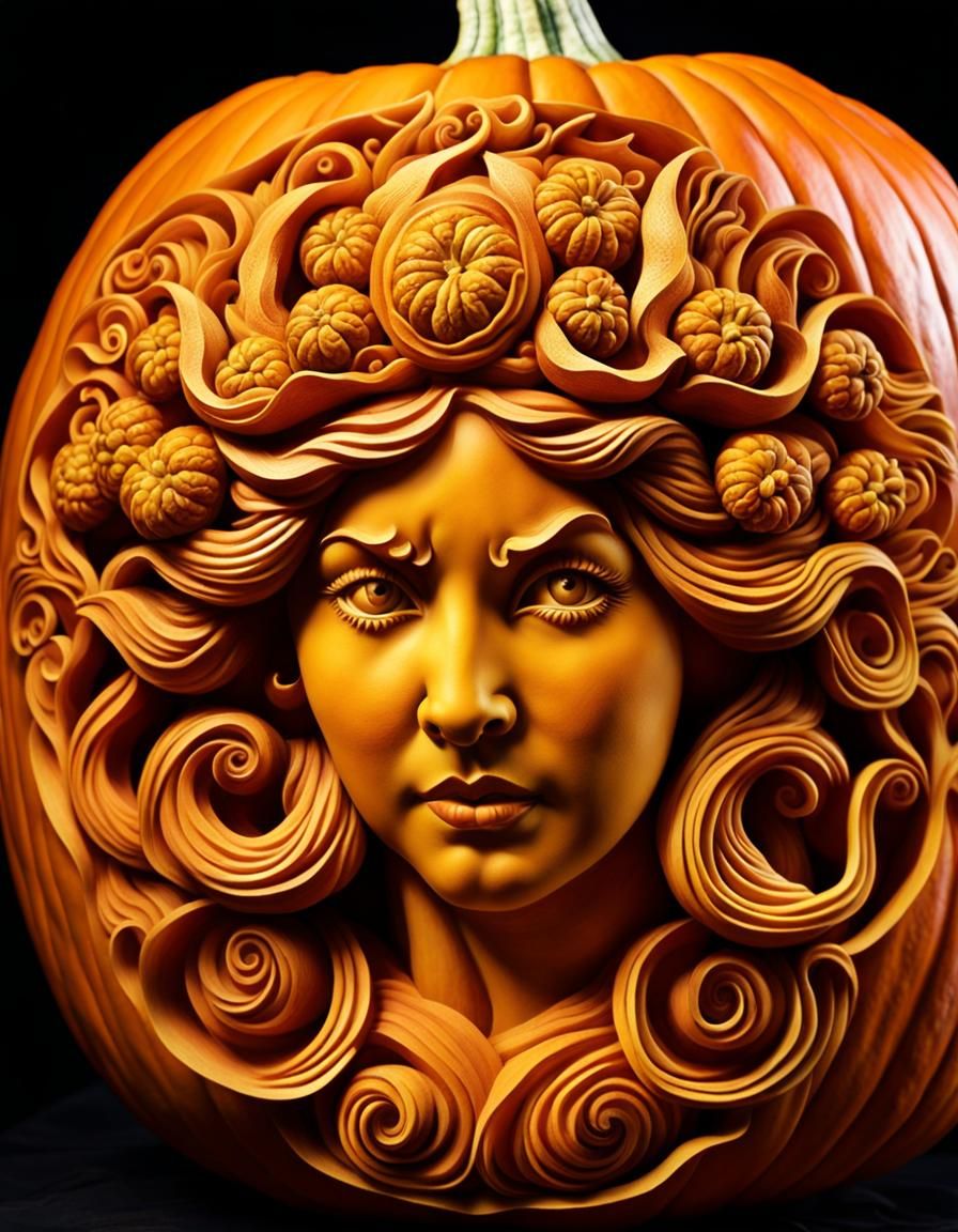 Portrait Of Medusa Pumpkin Carving AI Generated Artwork NightCafe portrait-of-medusa-pumpkin-carving-ai-generated-artwork-nightcafe