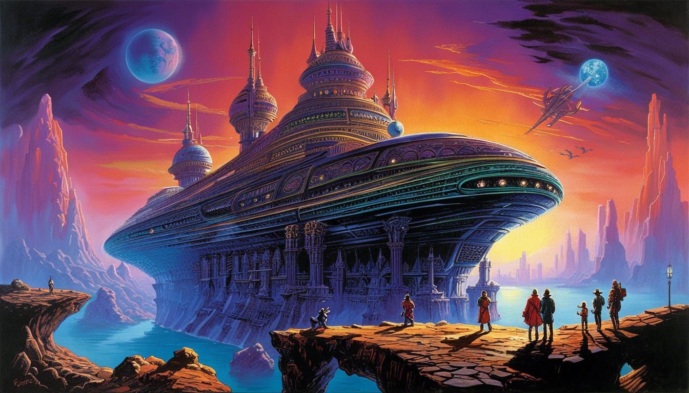 Grandiose, Idyllic, Awe-Inspiring,  masterful, Vast Fantasy ...