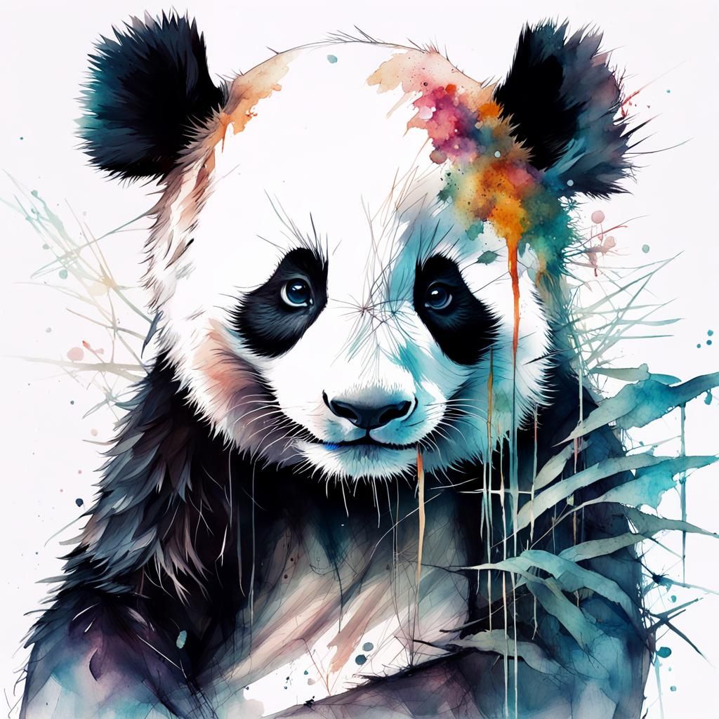 Young Panda - AI Generated Artwork - NightCafe Creator