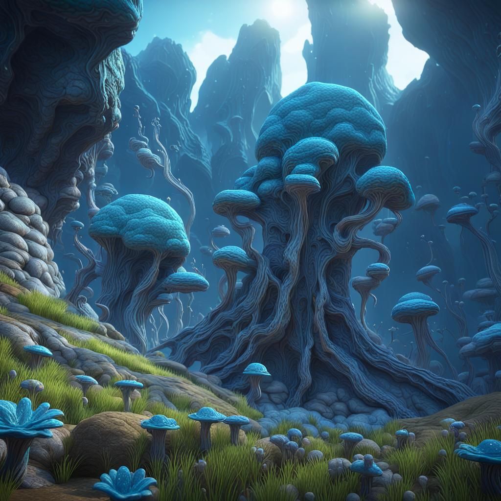 Blue Trees