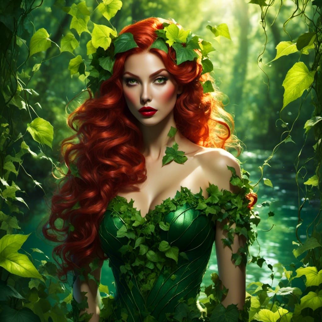 <lora:Poison Ivy Style:1.0> 