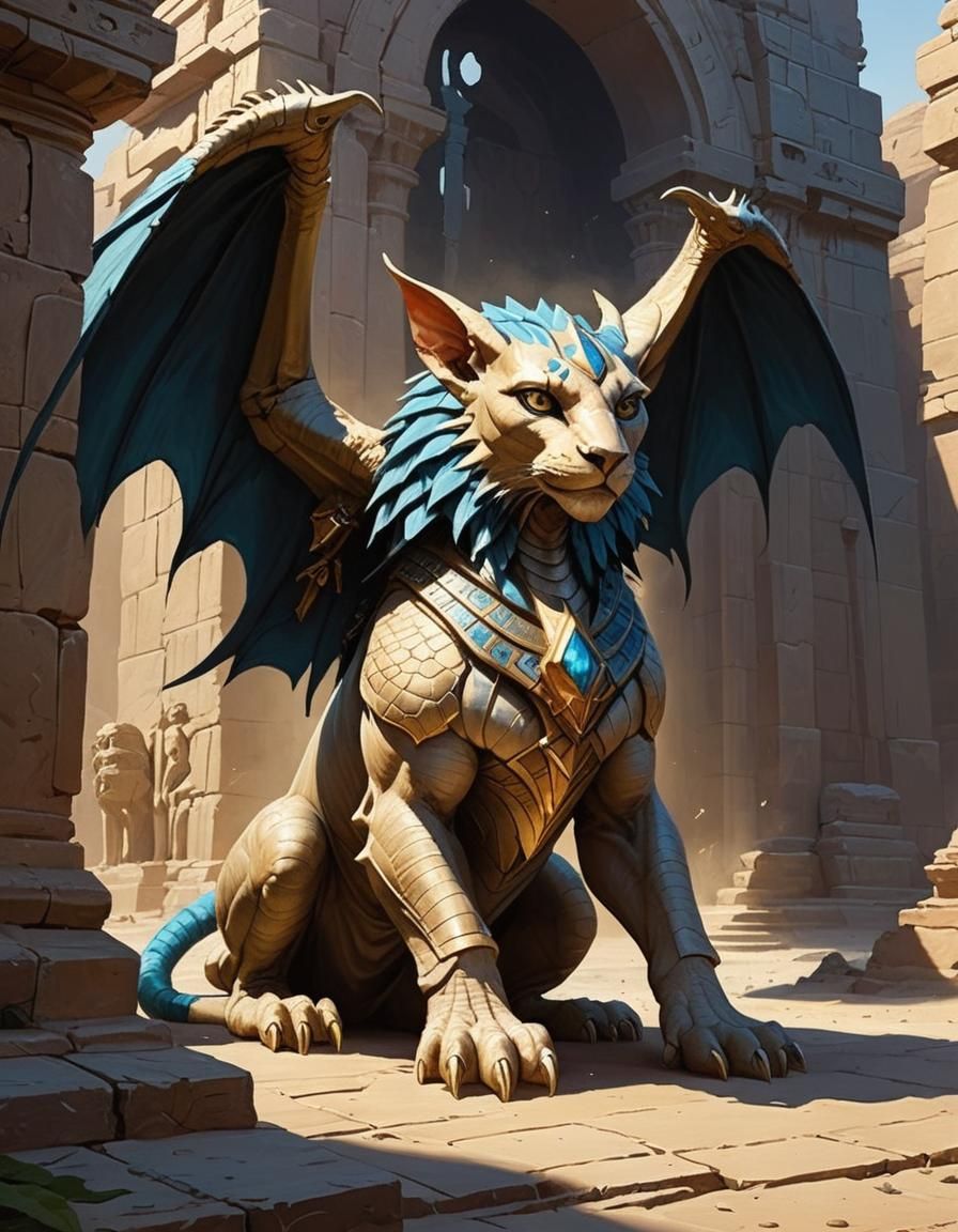 D&D Gynosphinx - AI Generated Artwork - NightCafe Creator