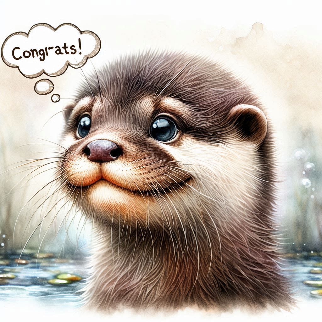 Congrats ~ Otter pup