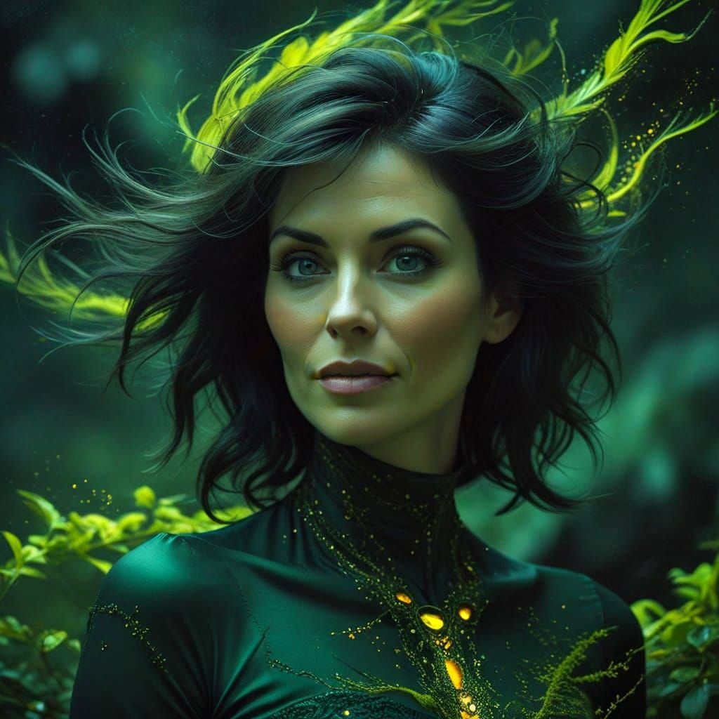 Elegant Portrait of a Happy Woman in a Professional Setting