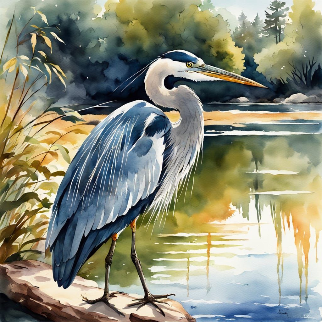 Heron  by @Aa1