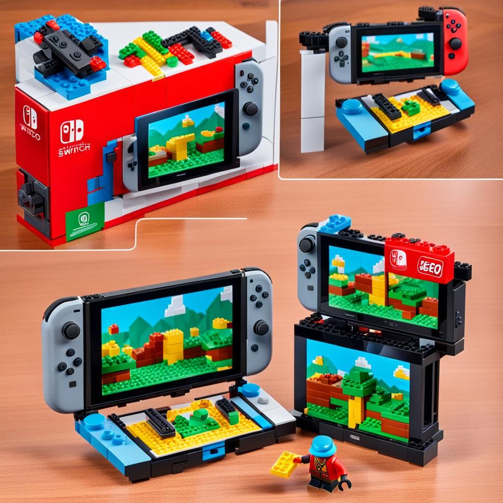 A nintendo switch as a LEGO build - AI Generated Artwork - NightCafe ...
