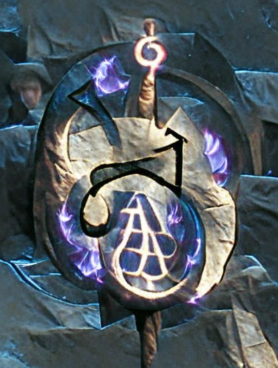 Magic arcane symbol