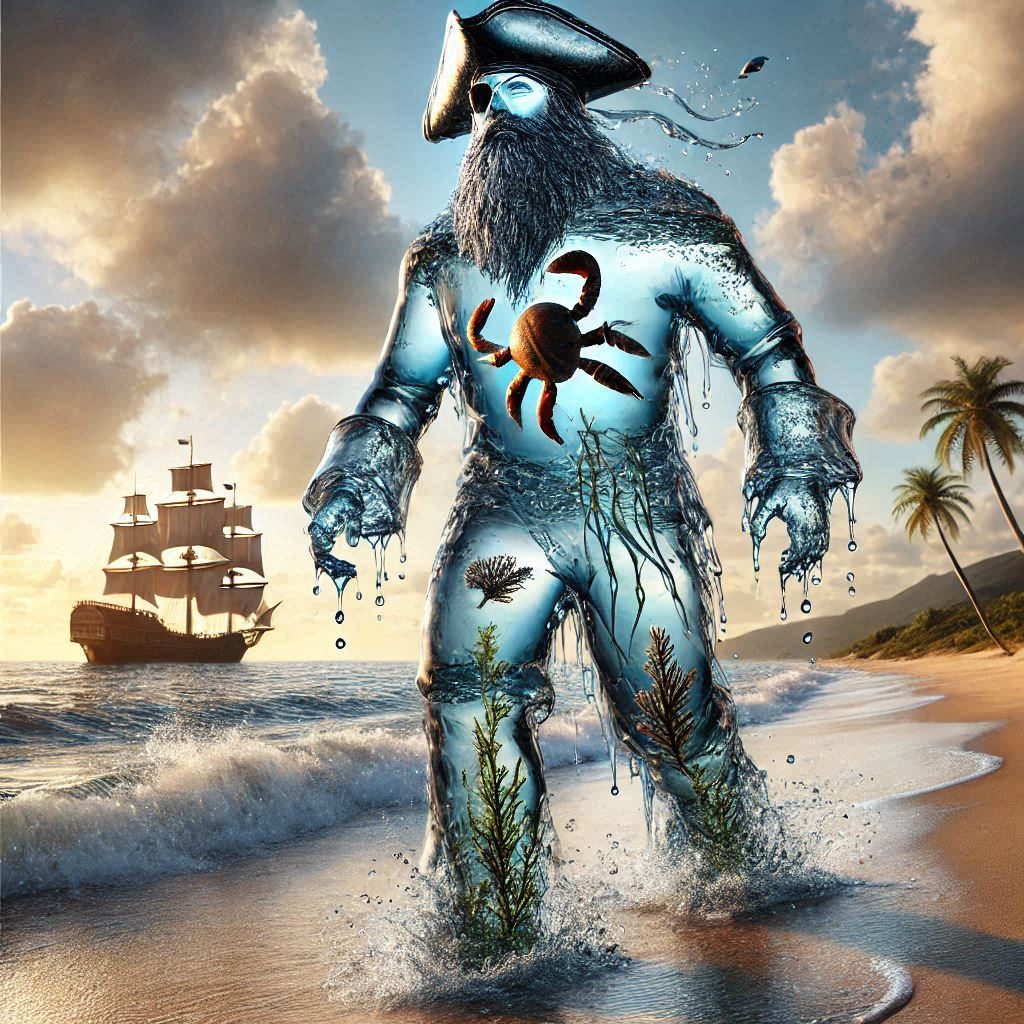 Cursed Pirate Made of Water