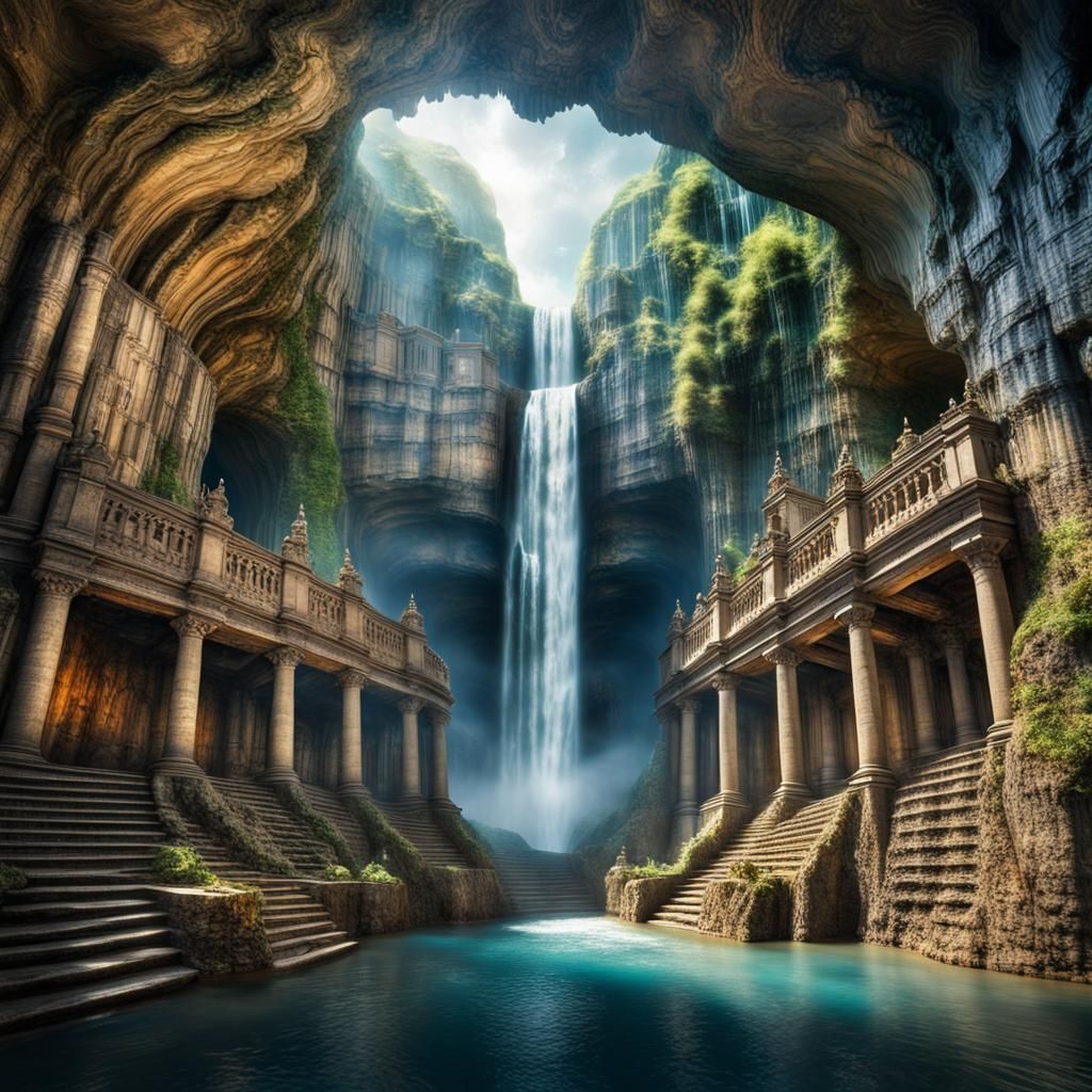 hidden ancient underground city   by @Kelly Marie New-Earth