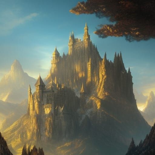 Castle Mount - AI Generated Artwork - NightCafe Creator