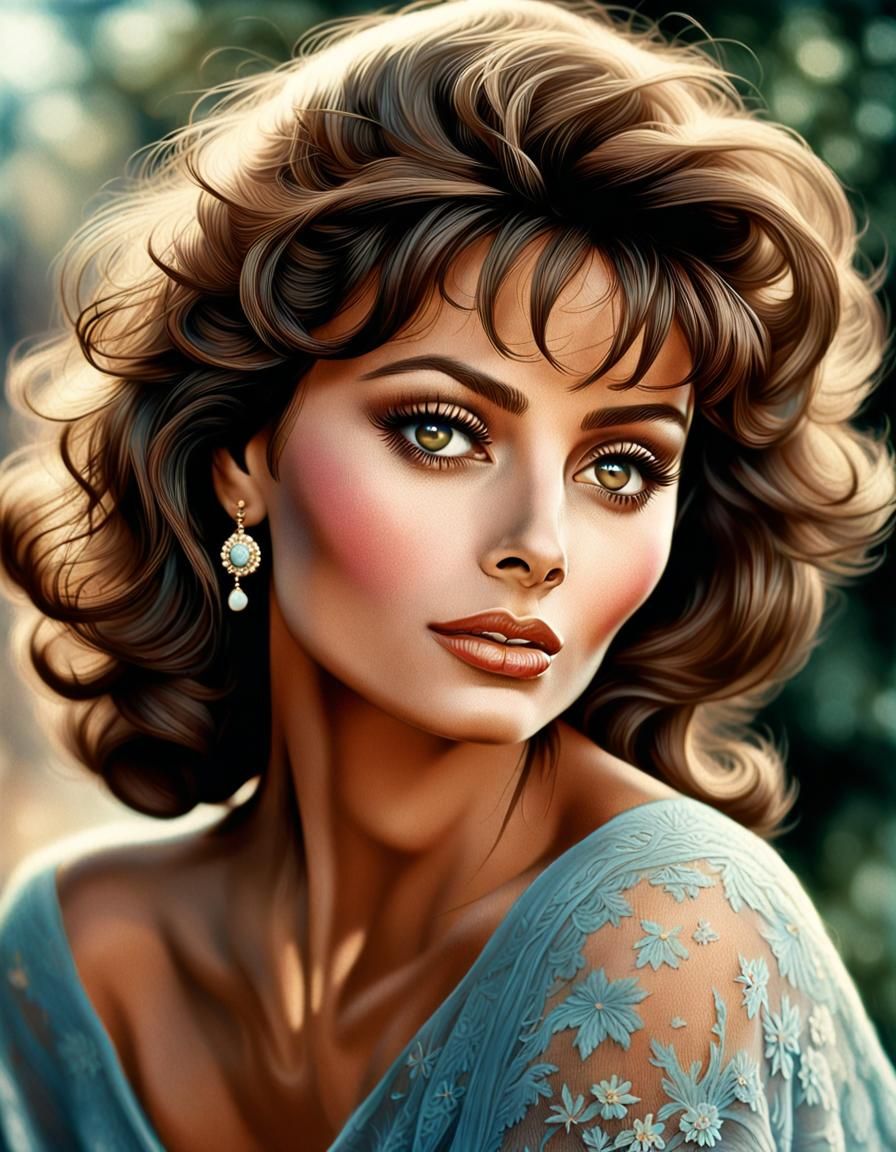 A beautiful woman