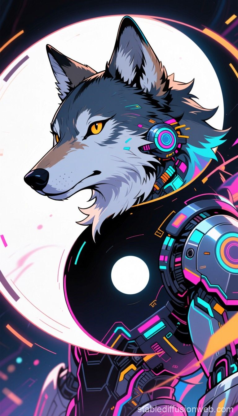 wolf cyberpunk