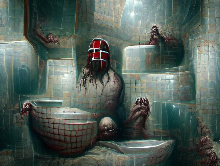 Sinister bathroom