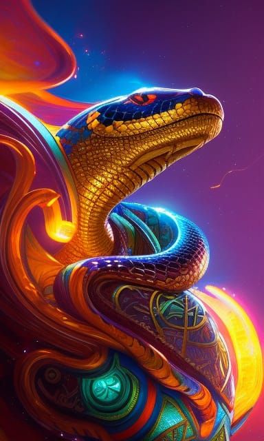 Thlippery thnake  by @Crowley