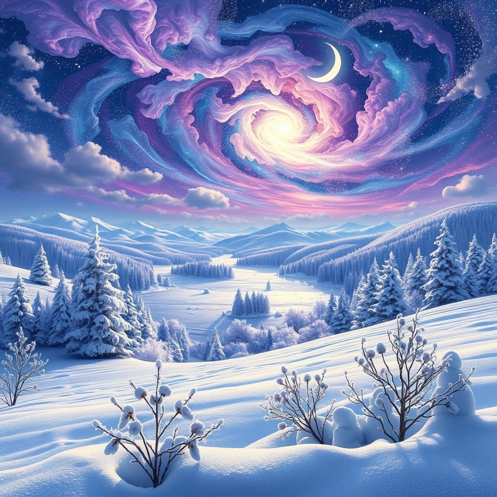 A winter wonderland  by @Dora Explorer