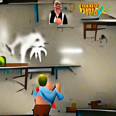 Versão antiga de Scary Teacher 3D