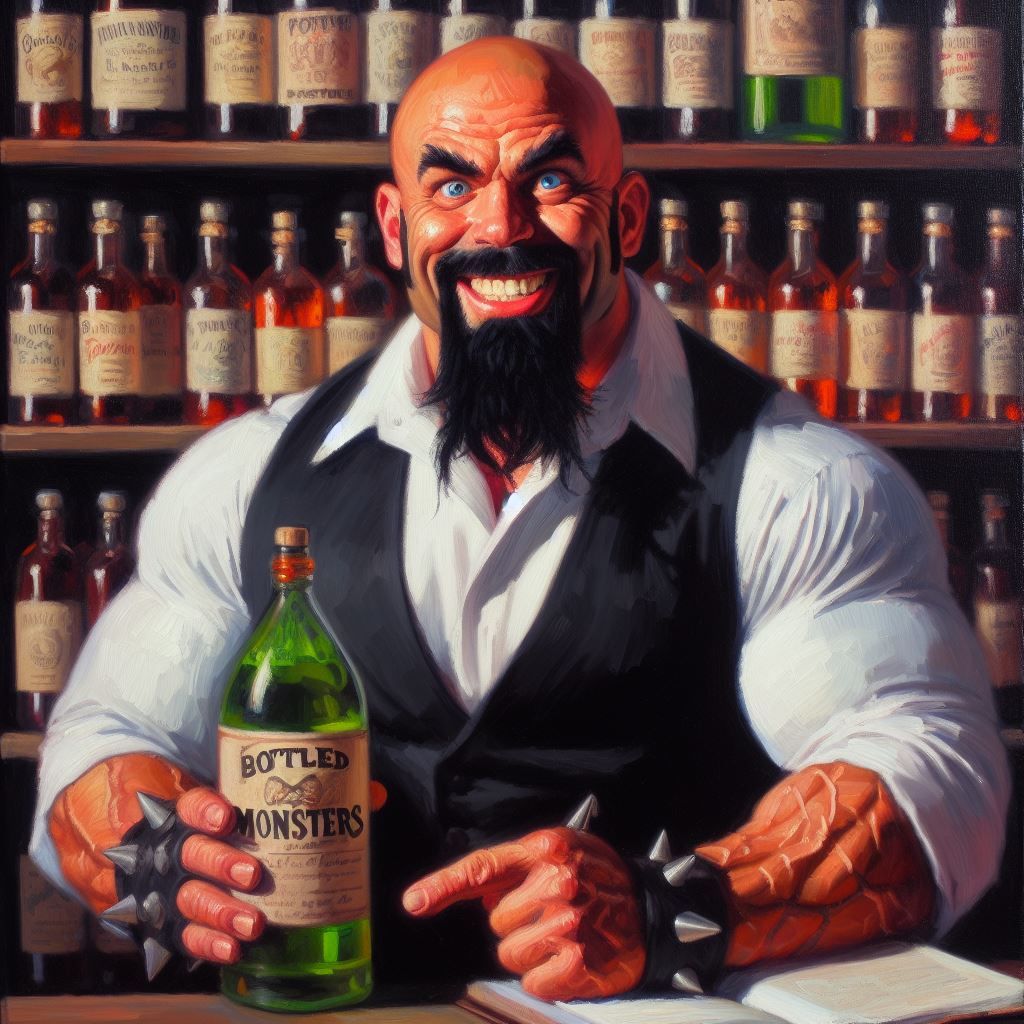 New drink at the bar.