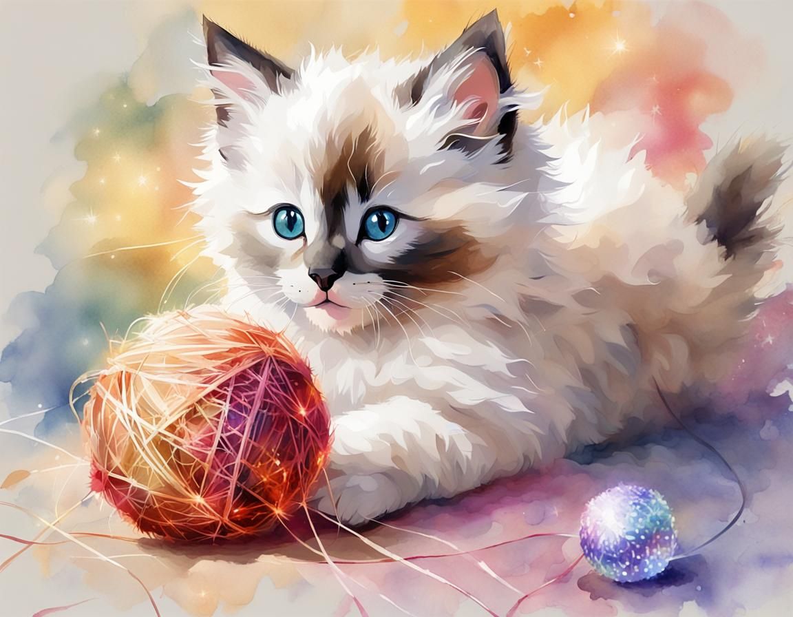 Raoul, the ragdoll kitten