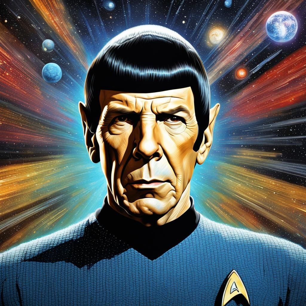 Spock  by @Rogue9