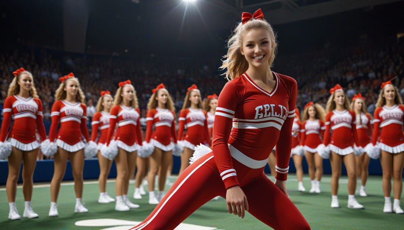 I told the guys I'd only wear a miniskirt and top bra if they played football in their jockstraps and helmets only. I lied.