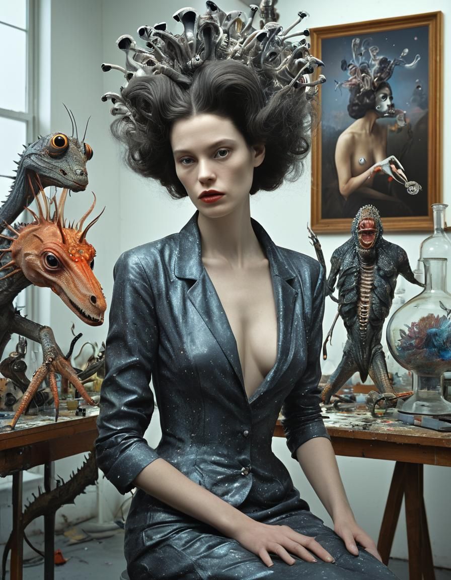 <<asked about the 'Cat'>> "He showed-up one day and wouldn't leave. I think he has a Plan" and she smiled...