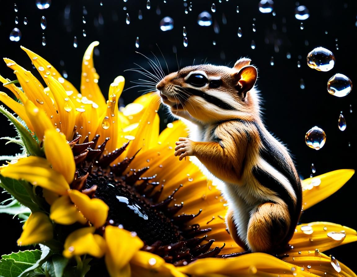 Cute little chipmunk