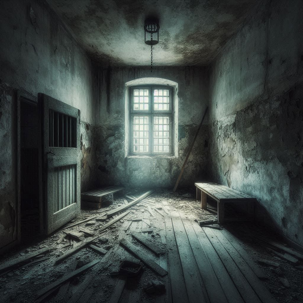 Run-down living room