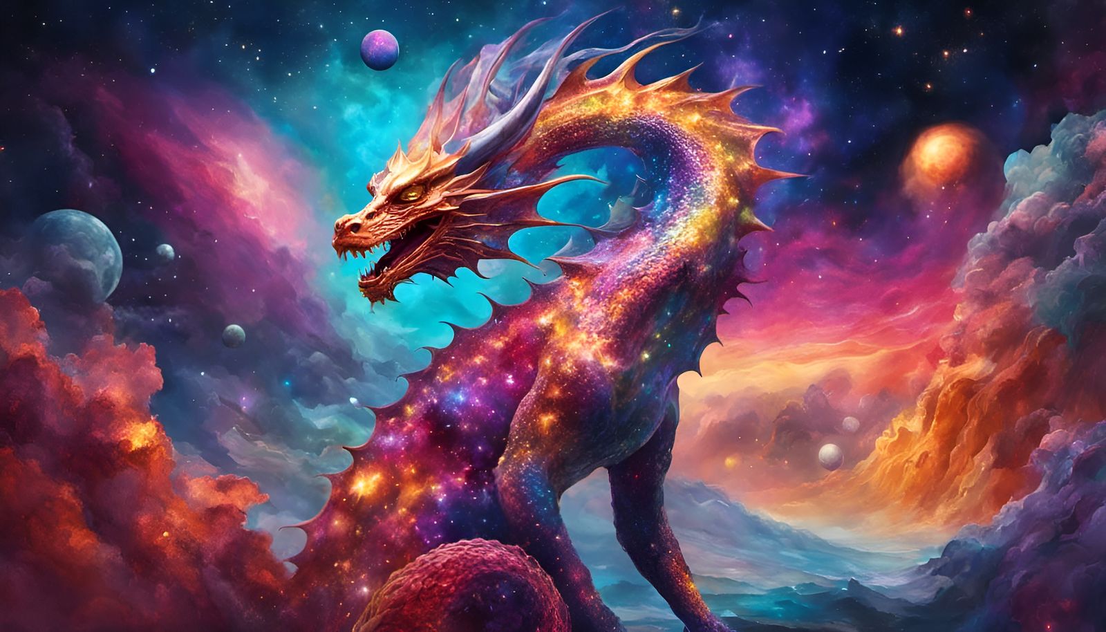 Fantasy Dragon - AI Generated Artwork - NightCafe Creator