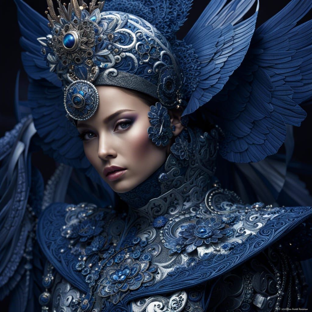 Queen indigo