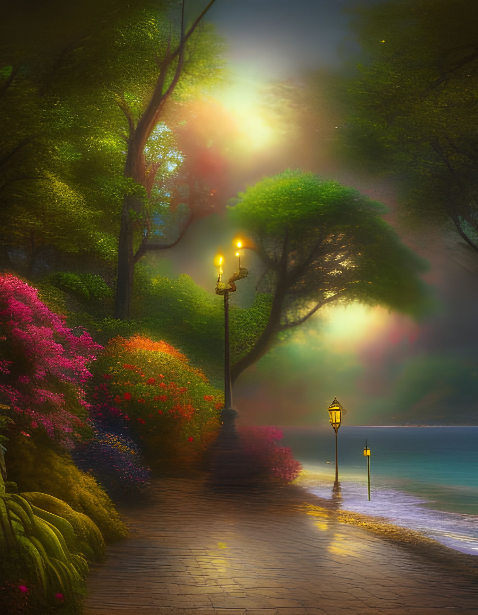 A Family of Outdoor Lights  by @H0rati0