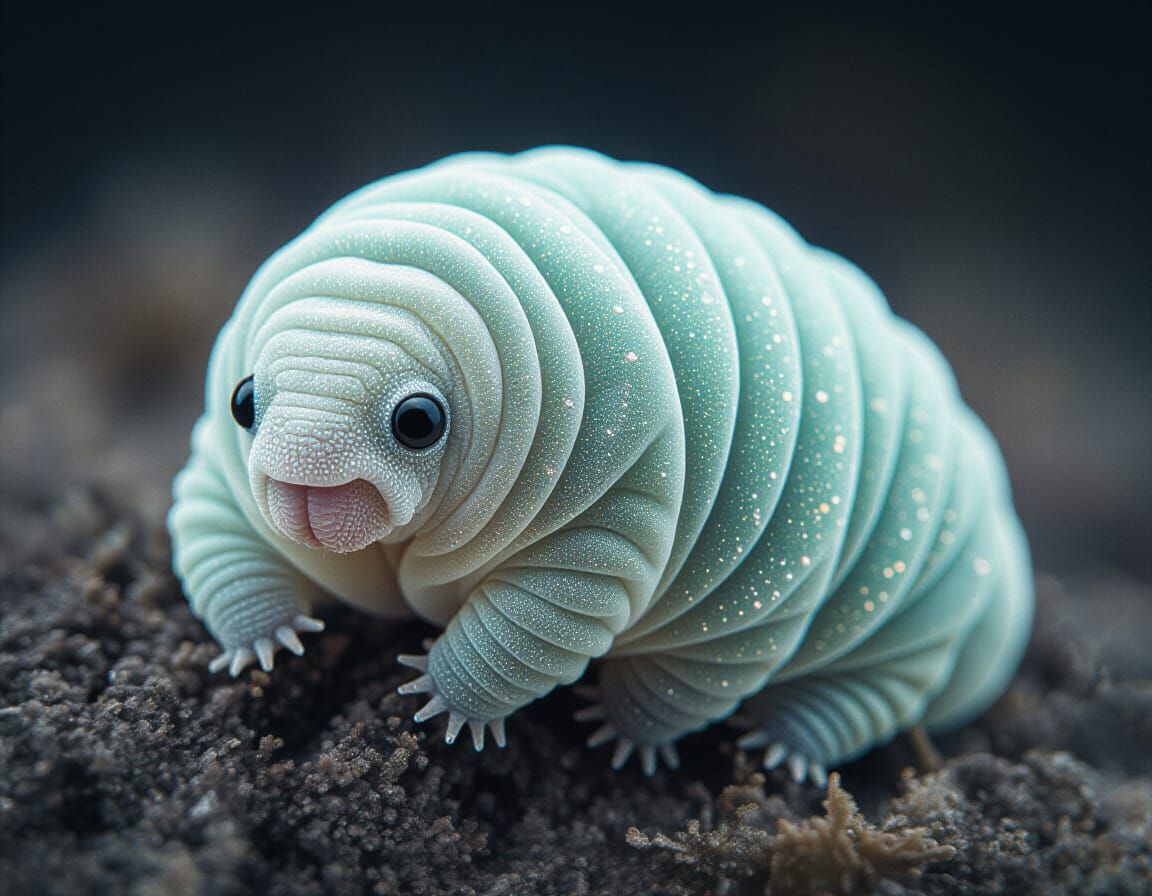 Macro photo of a Tardigrada.  by @Terra