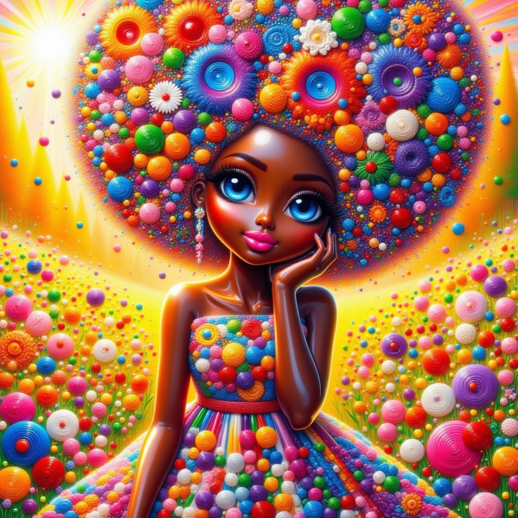 <lora:kak-colorful Impasto:1.0>Gorgeous woman -colorful