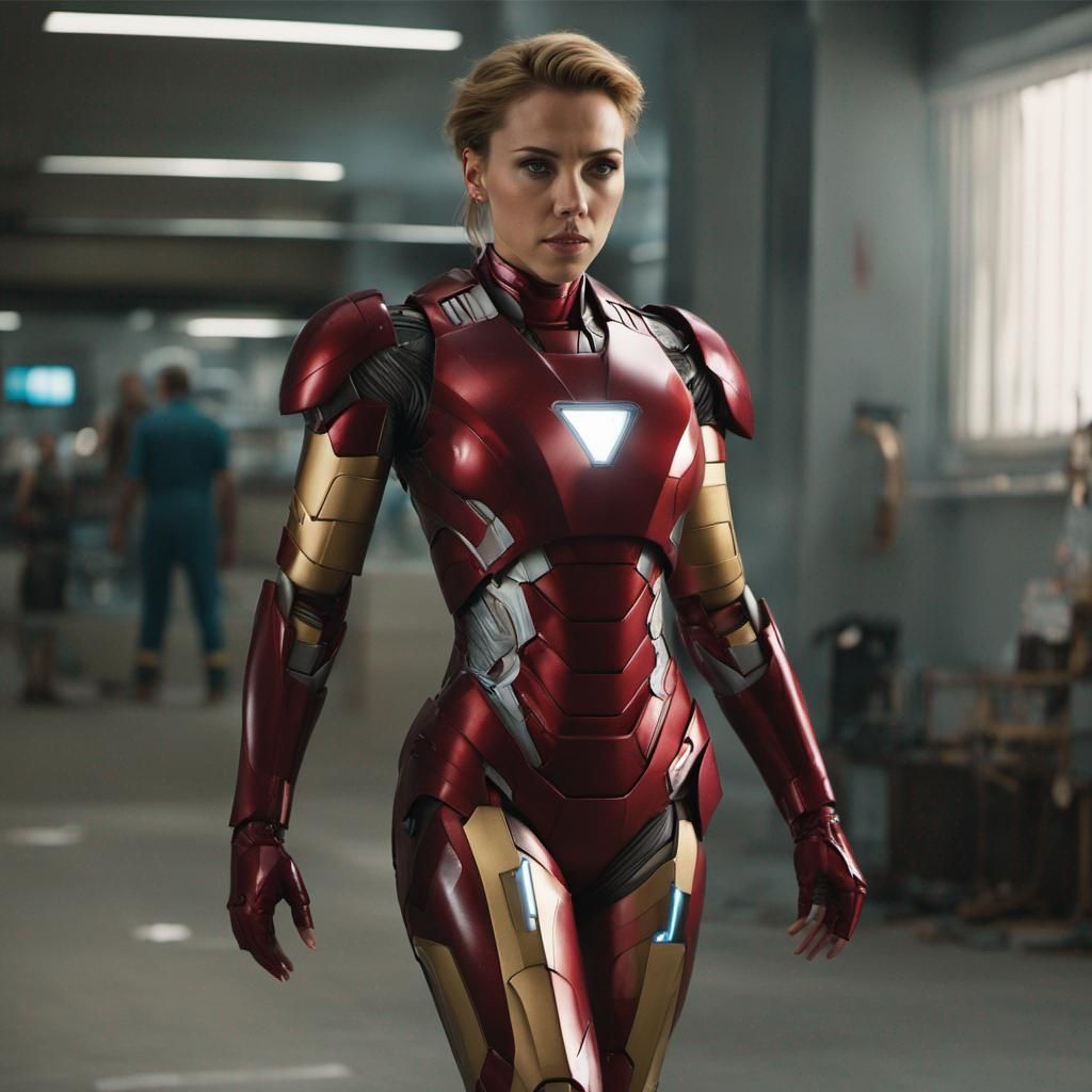 Scarlett Johansson - Iron Man Armor