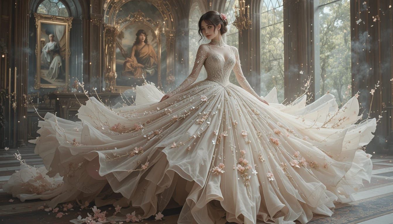 Lady In The Wedding Dress