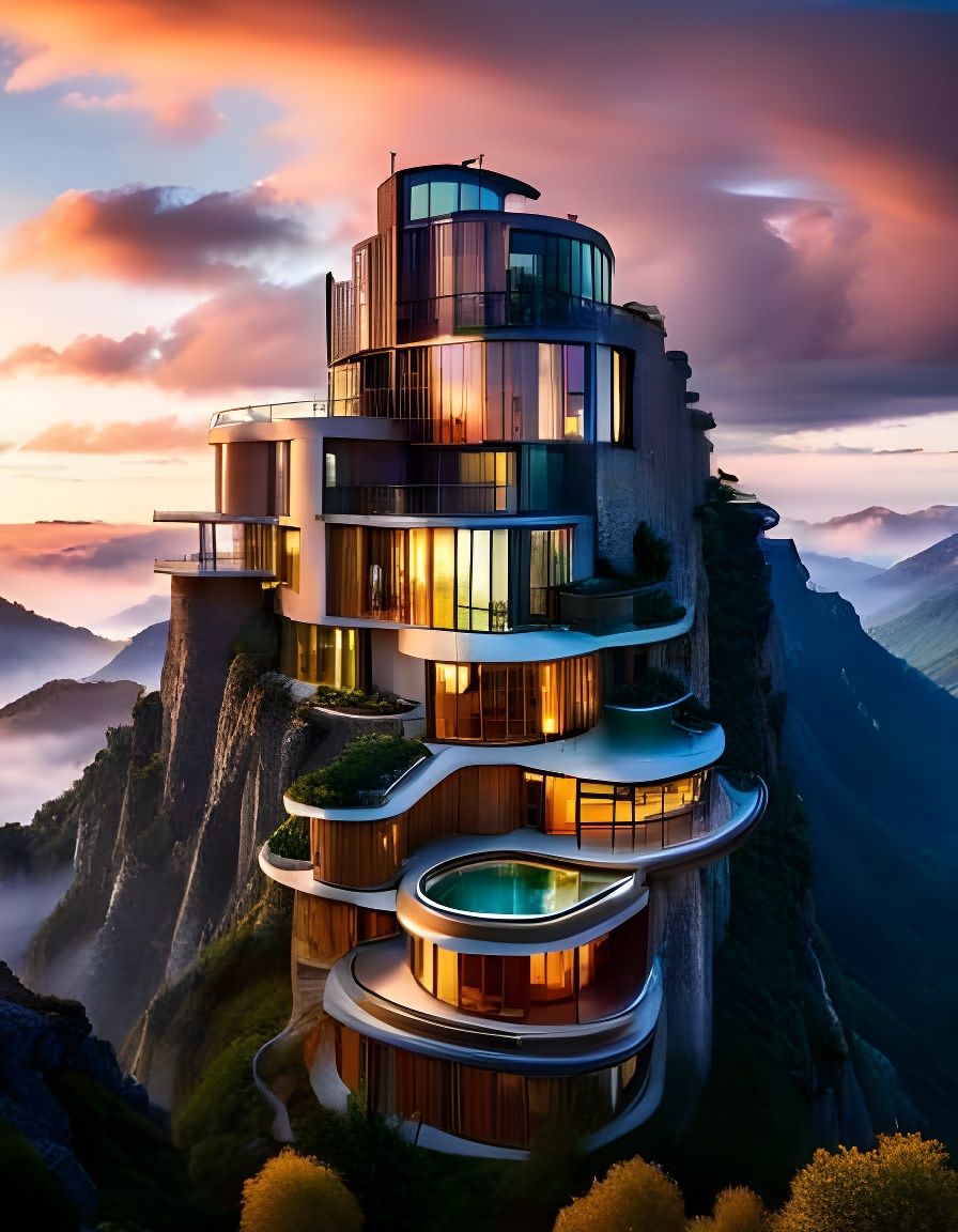 The Mountain Hotel  by @Eleria Lynn