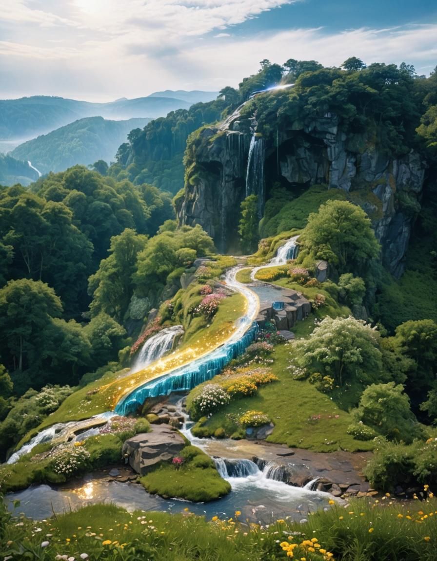 water falls