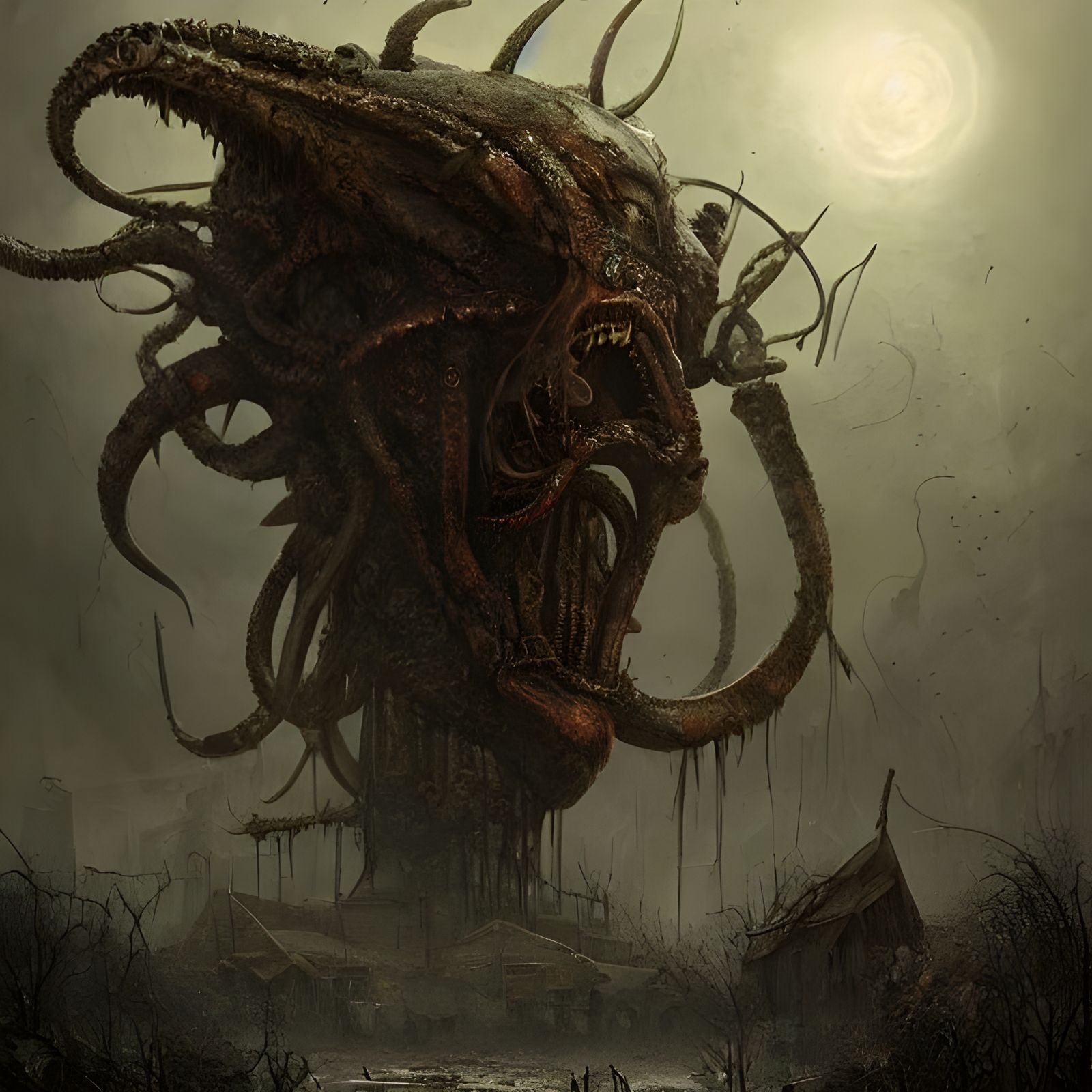Post-Apocalyptic World Ruined by a H P Lovcraft Elder God