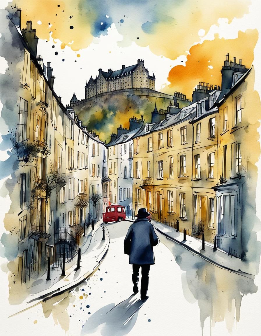 Edinburgh with a view to the Castle