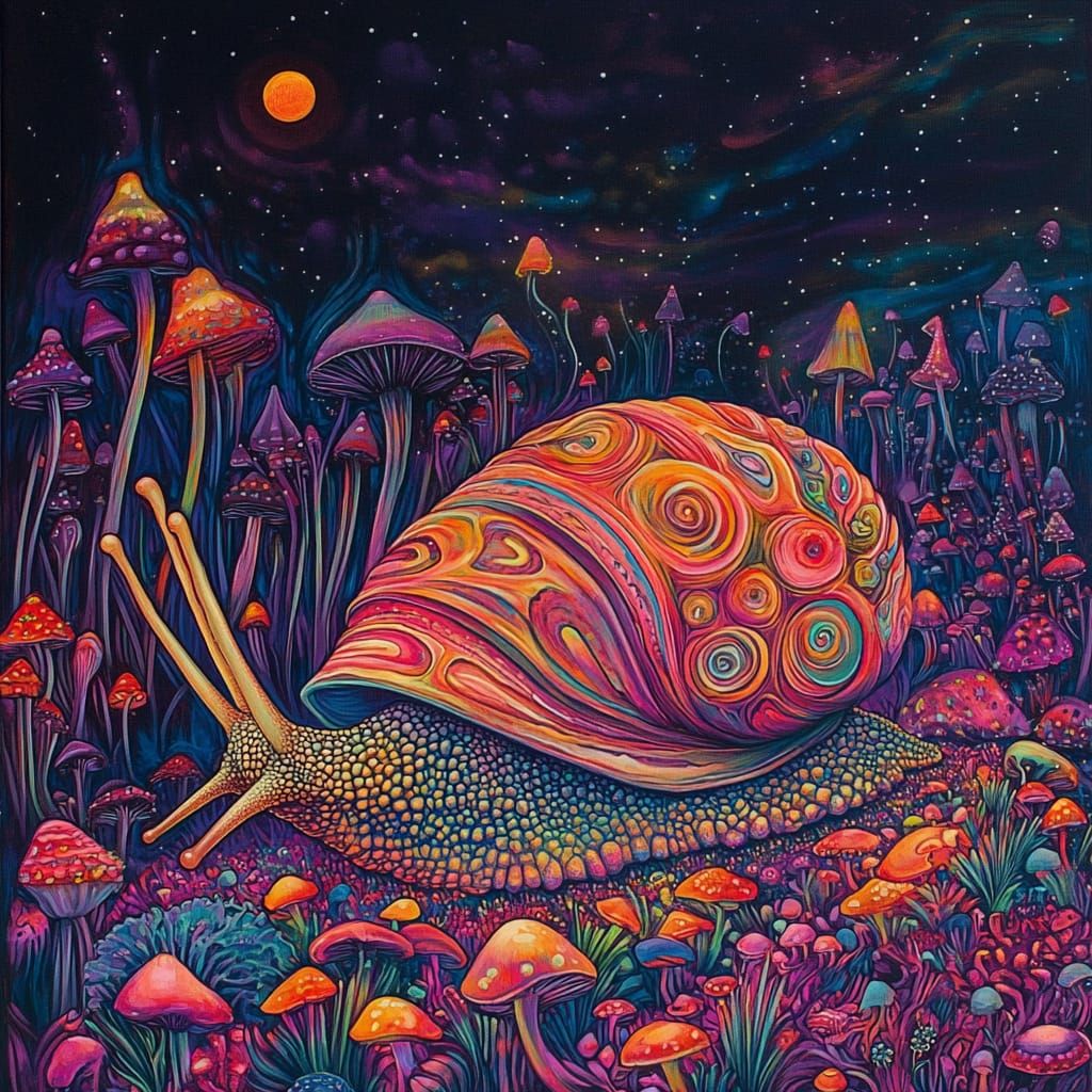 Psychedelic Snail