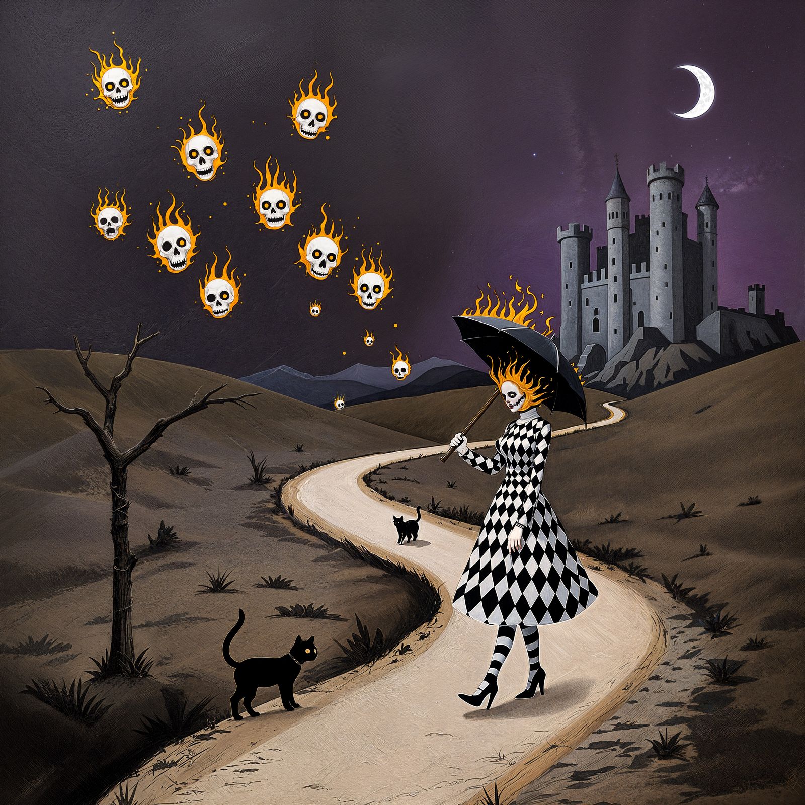 Path of the Flaming Skulls